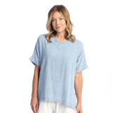 Solid Mineral Washed Gauze Top - M92