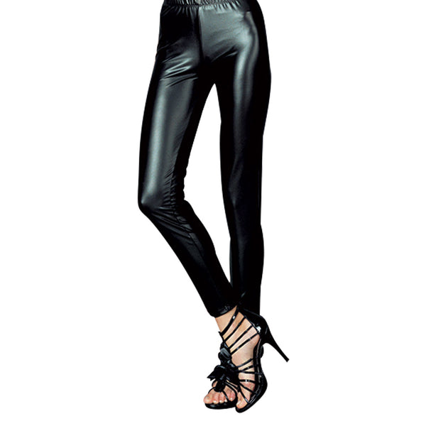 Clara Sunwoo Faux Leather Legging in Black - LG41-BLK