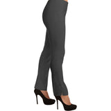 Paris "Lize" Straight Leg 29.5" Pant in Charcoal - LIZE-CHR