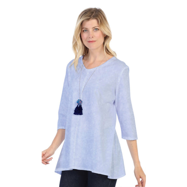 Lightweight V-Neck Tunic in Light Blue - SC-115-BLU