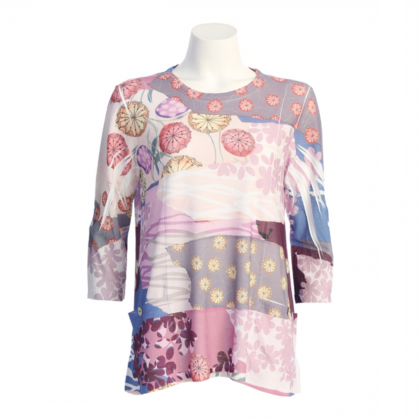 “Scrapbook” Bulgari Tunic With Patch Pockets - BU3-1677