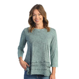 Mineral Washed Layered Tunic Top - M66