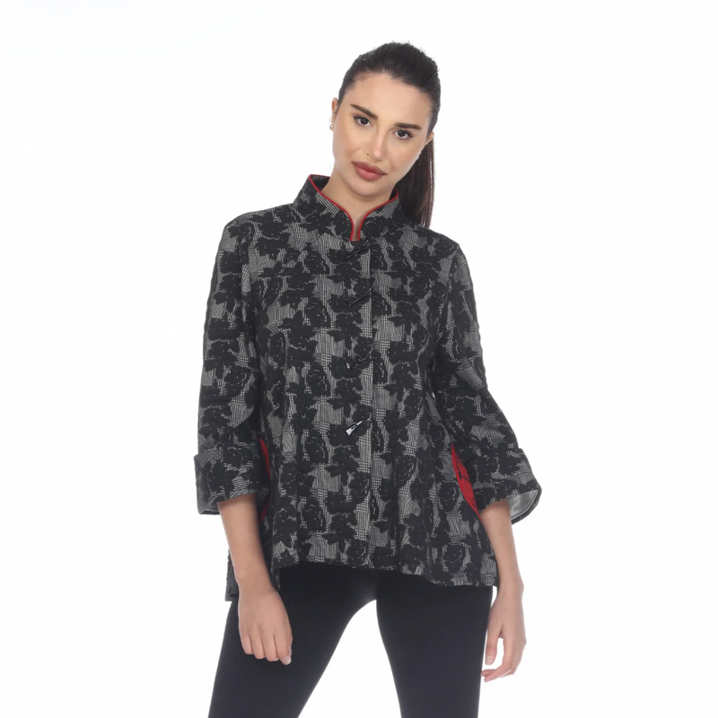 Moonlight Floral Jacquard Jacket - 3428-FW - Size M Only!