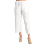 Mineral Washed Cotton Crop Pants - M107