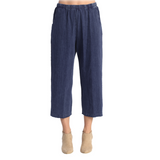 Mineral Washed Cotton Crop Pants - M107