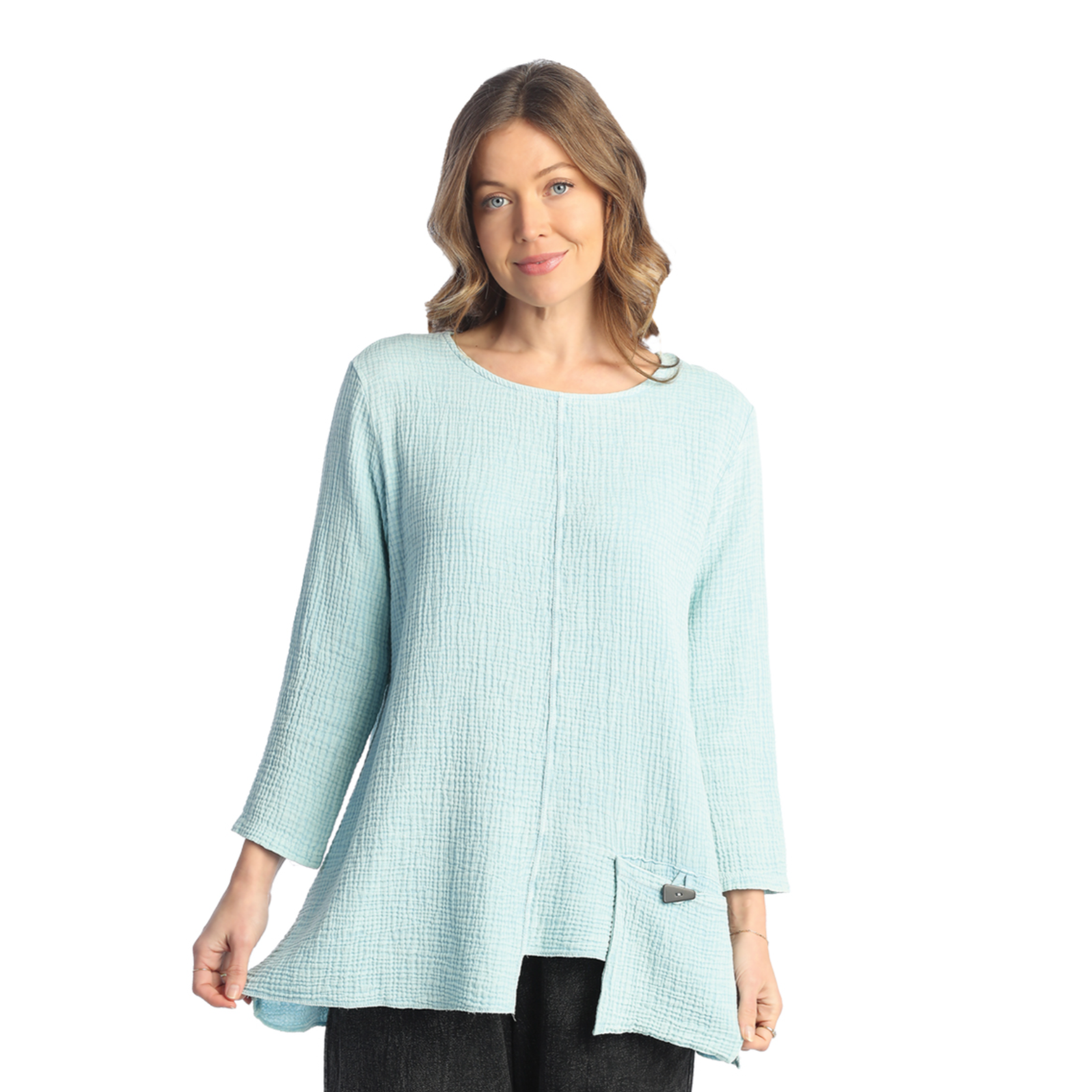 Jess & Jane Mineral Washed Double Gauze Tunic - M108 – Shop My Fair Lady