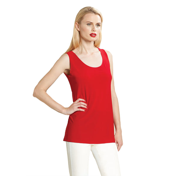 Clara Sunwoo Mid-Length "Extender" Tank in Red - TK73-RED - Sizes XS & M Only!
