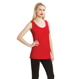 Clara Sunwoo Mid-Length "Extender" Tank in Red - TK73-RED - Size XS Only!