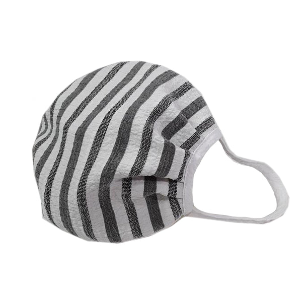 Moonlight by Y&S Mask - White & Grey Striped