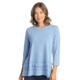 Mineral Washed Layered Tunic Top - M66