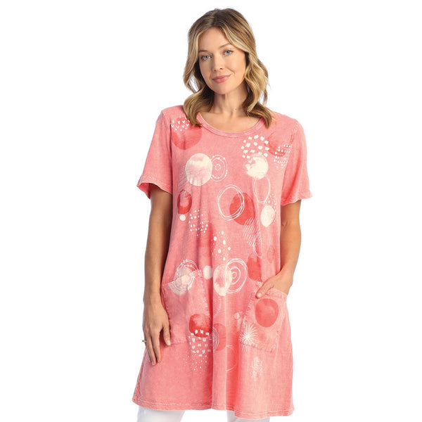 Jess & Jane mineral washed cotton dress holland Plus size 1x