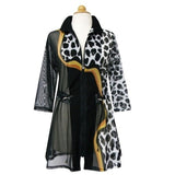 Valentina "Spotted" Animal-Print Sheer Jacket - 24676 - M & L Only