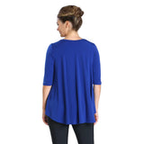 Solid High-Low Top in Blue - 6899T-BLU