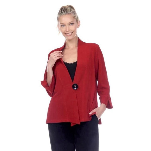 Moonlight Short High-Low One-Button Jacket in Red -  2006-RD