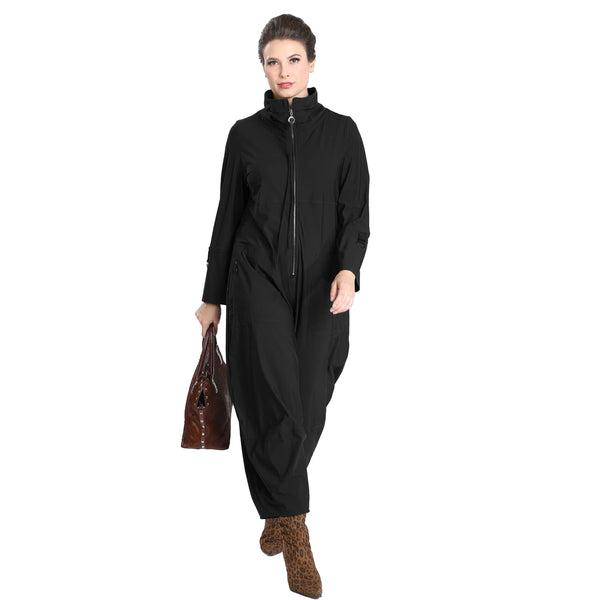 IC Collection Fashion Forward Jumpsuit in Black - 3297JS-BK