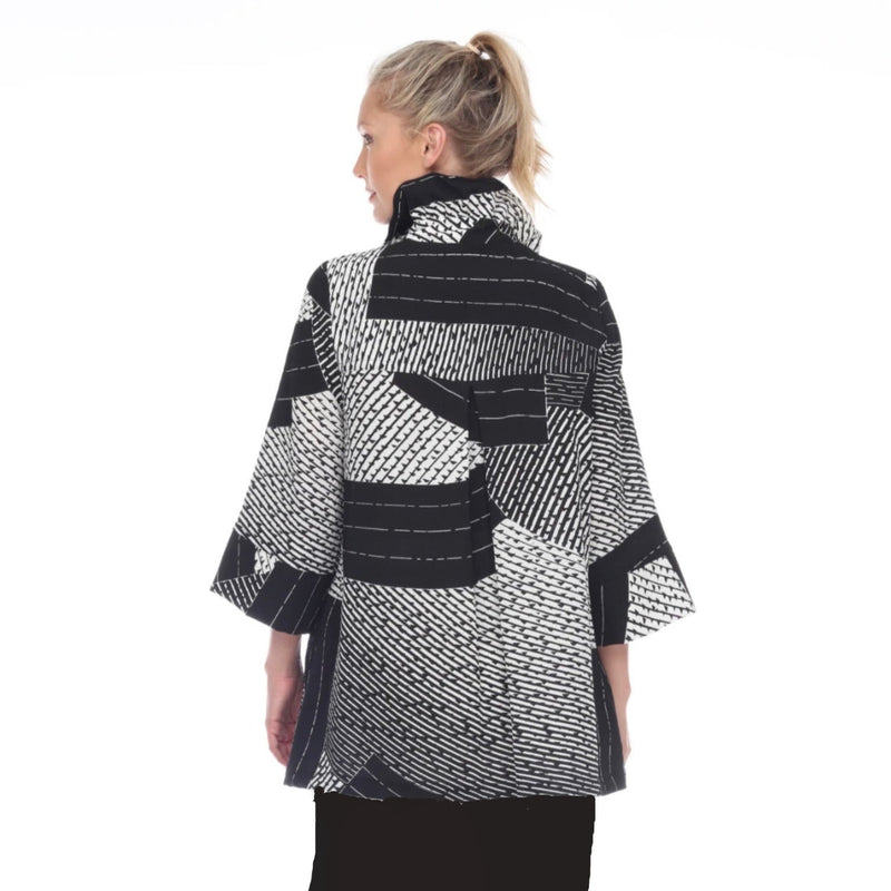 Moonlight "Mixed Direction" Lightweight Swing Jacket - 3035-BLK - Size S Only!