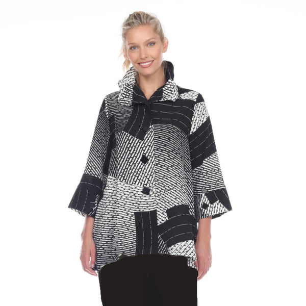 Moonlight "Mixed Direction" Lightweight Swing Jacket - 3035-BLK - Size S Only!