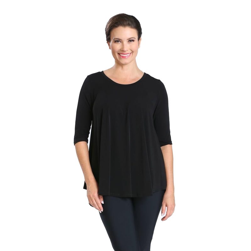 IC Collection Solid High-Low Top in Black - 6899T-BLK – Shop My Fair Lady