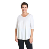 Solid High-Low Top in Ivory - 6899T-IVR