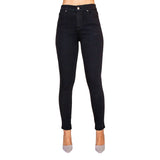 High-Waisted  "Jackie" Jean in Black - JAC-BLK