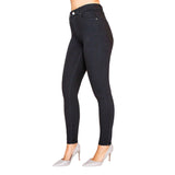 High-Waisted  "Jackie" Jean in Black - JAC-BLK