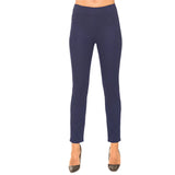 "Sage" PULL-ON PANT W/BACK POCKETS in Dark Blue Denim - Sizes  2 & 16 Only