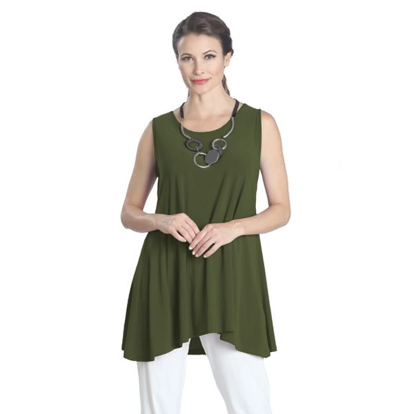 IC Collection Extender Length Tank in Olive - 6822T-OLV