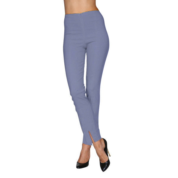 Mesmerize Pants with Front Ankle Slits and Front Zipper in Periwinkle - MA21-PER - Sizes 4 & 8