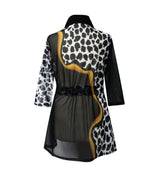 Valentina "Spotted" Animal-Print Sheer Jacket - 24676 - M & L Only