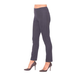 "Sage" PULL-ON PANT W/BACK POCKETS in Dark Blue Denim - Sizes  2 & 16 Only