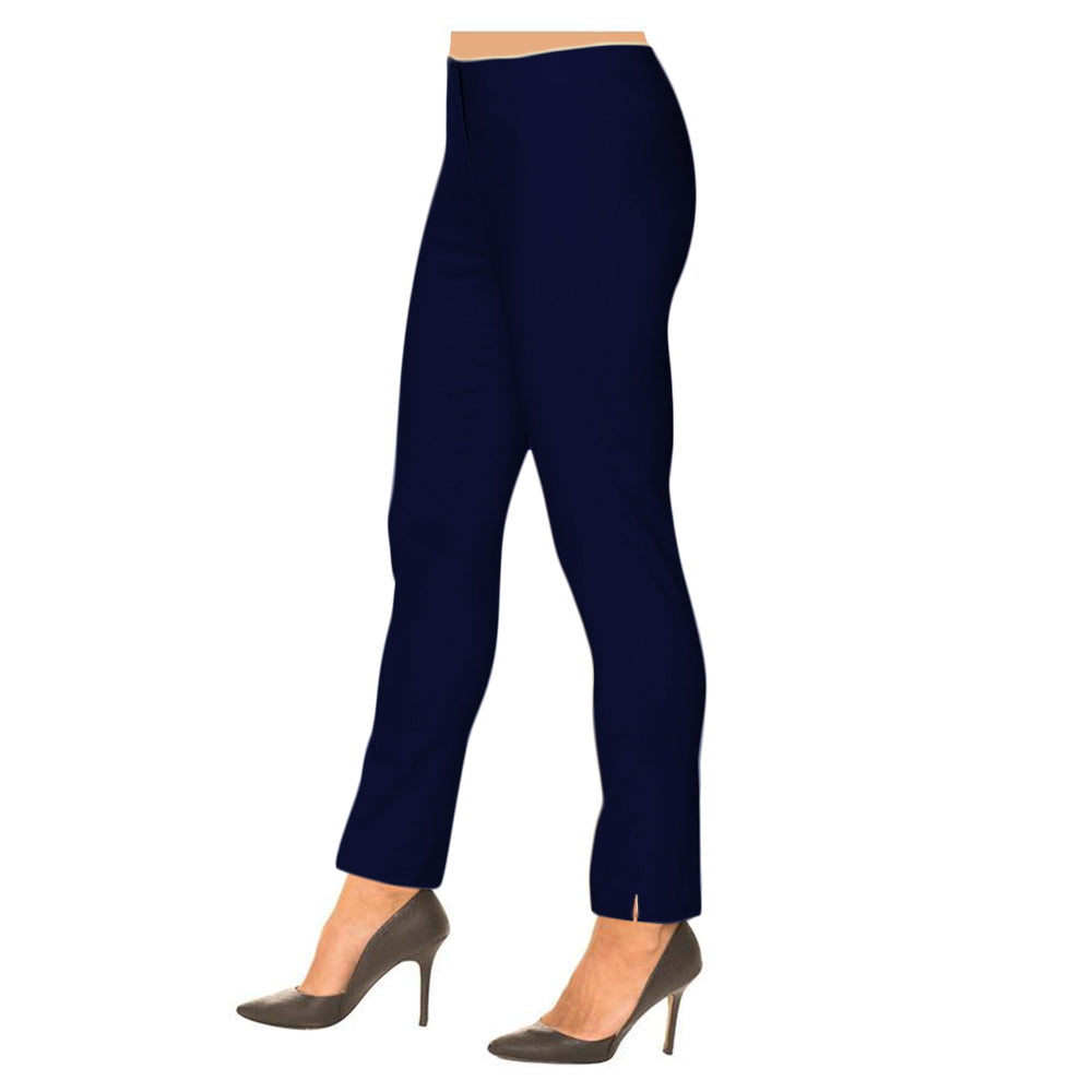 Sasha Pull-On Straight Leg Pant in Navy Sasha Pull-On Straight Leg Pant in Navy
