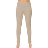 "Sasha" Pull-On Straight Leg Pant in Cornsilk - SASH-CRN