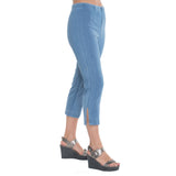 "Sidney" Pull-On Capri in Vintage Denim  - SID-VGE